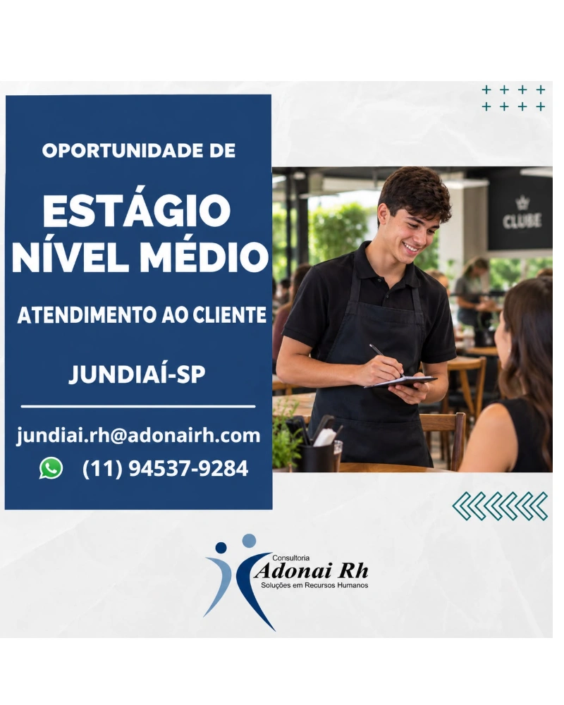 Flyer da Vaga