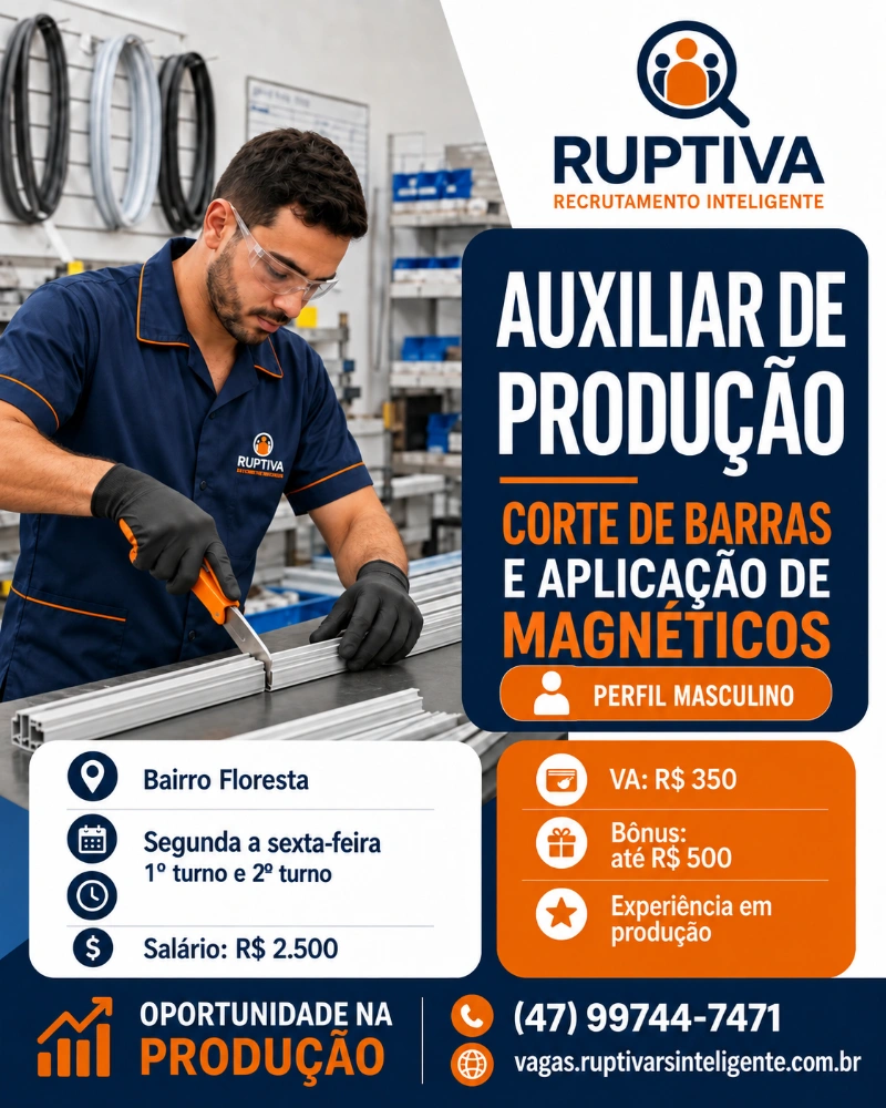 Flyer da Vaga
