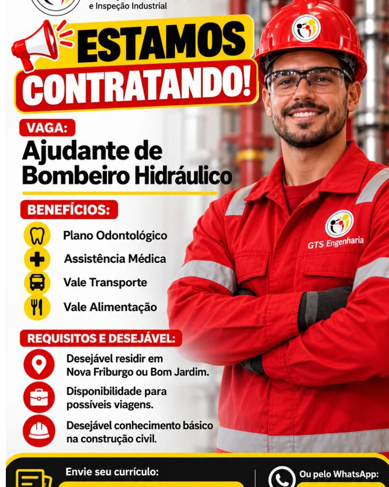 Flyer da Vaga