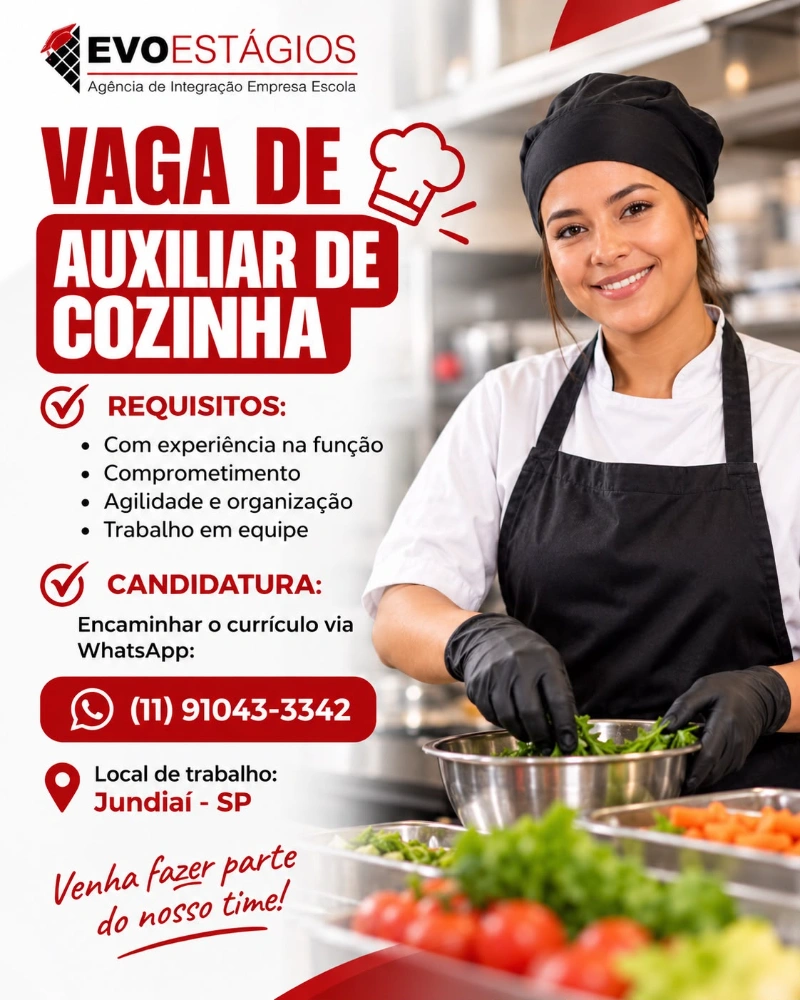 Flyer da Vaga