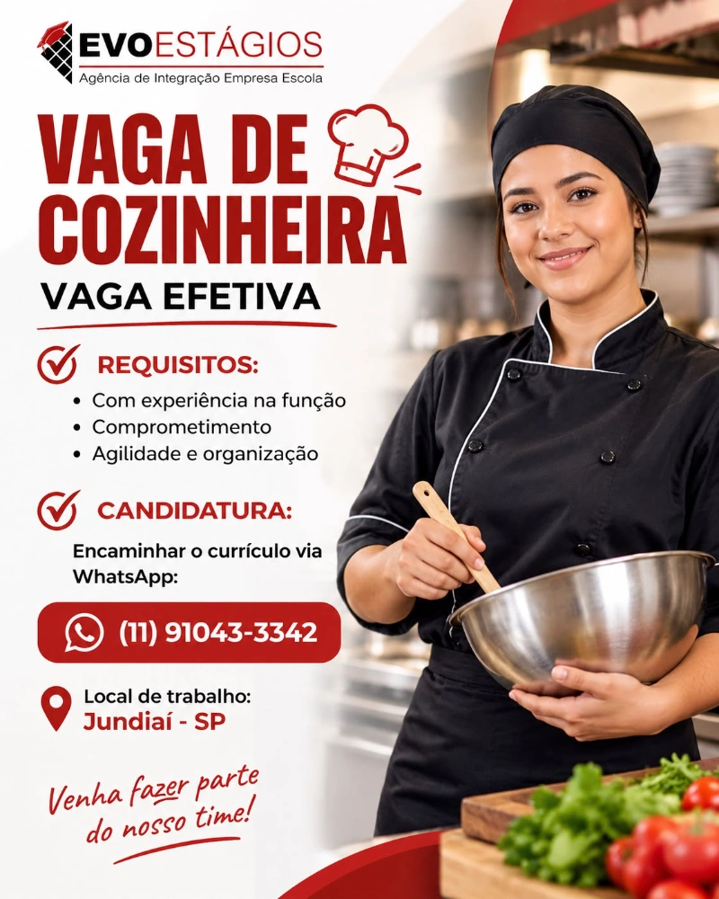 Flyer da Vaga
