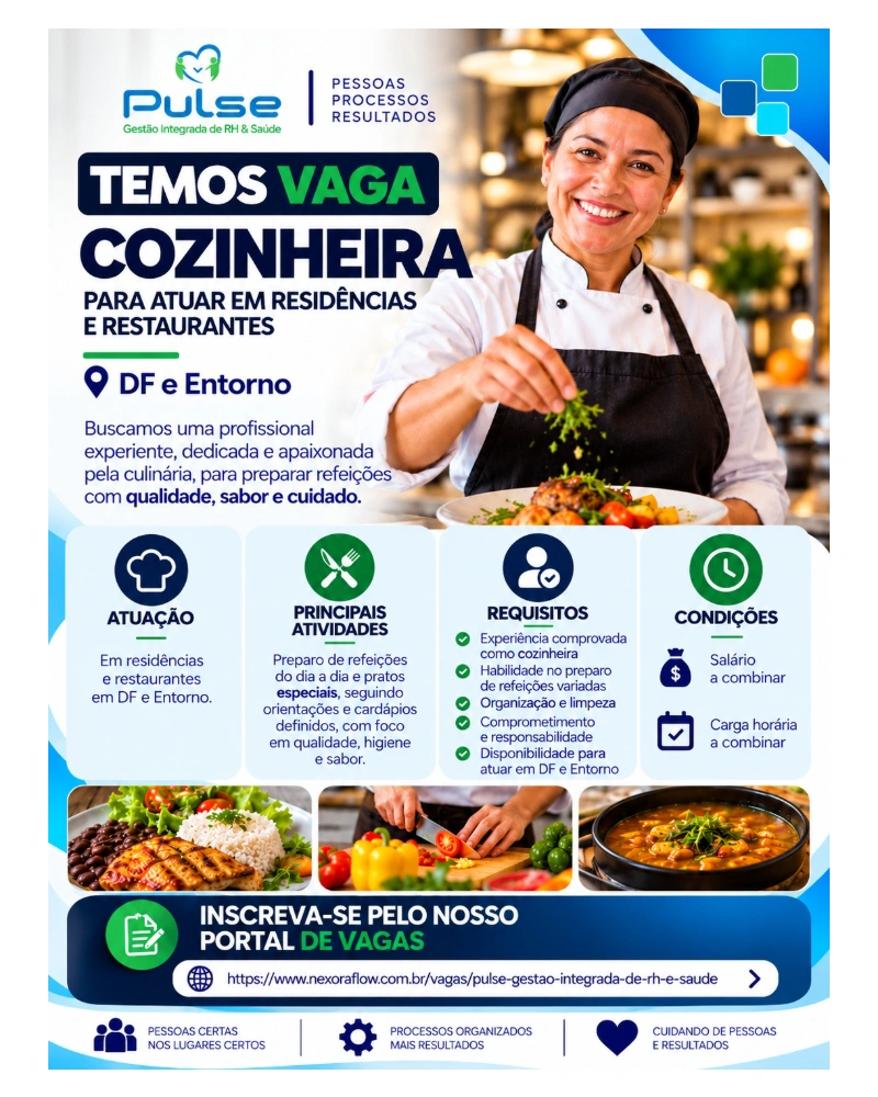 Flyer da Vaga